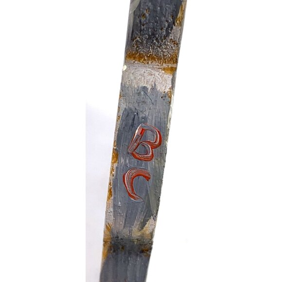 Wood Hand Painted Christmas Ornaments Rustic Country Folk Art 5" Tall Set of 7 - Picture 10 of 10